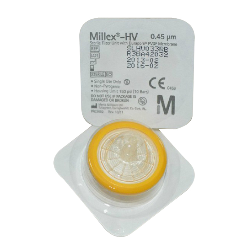 Millipore密理博33mm,0.45um一次性针头式滤器SLHV033RB/PVDF膜
