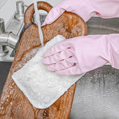 日本进口人造丝百洁布家用抹布厨房清洁洗碗布不起毛不沾油吸水巾