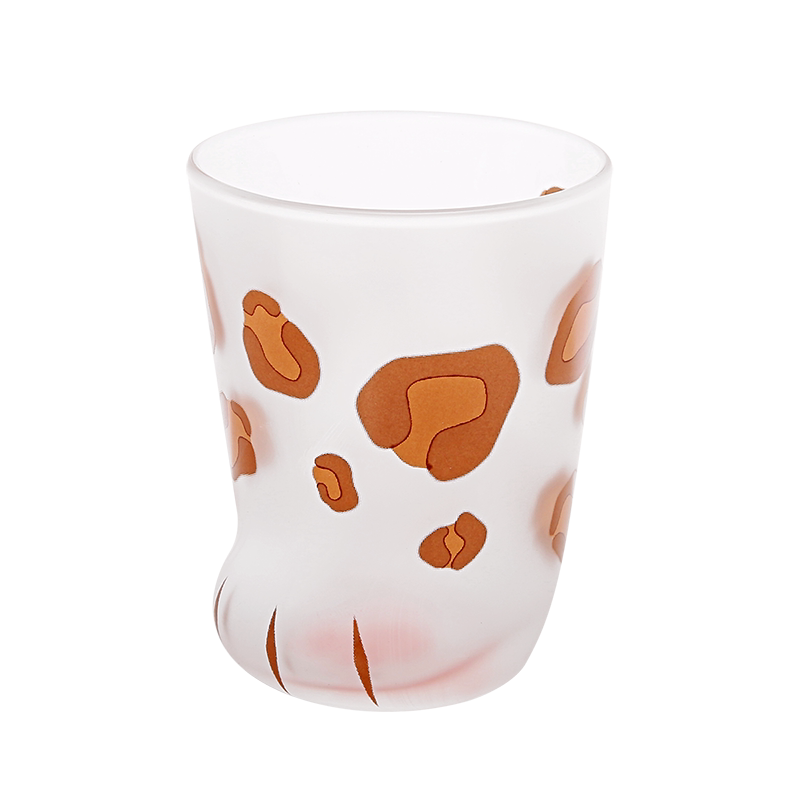 日本品牌玻璃杯猫爪杯