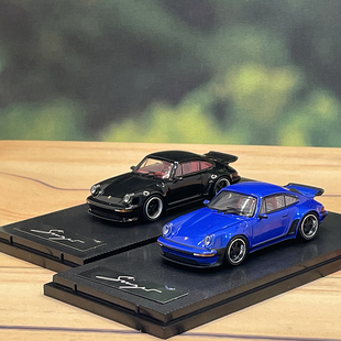 HOBBY FANS 1:64保时捷Singer 930 Turbo仿真合金汽车模型收藏