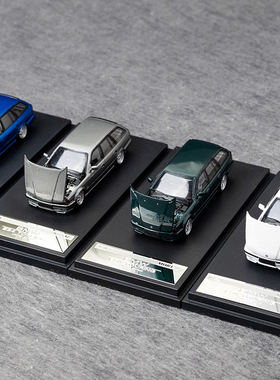 现货 Mortal 1:64 BMW E34 E30 瓦罐TOURING 合金开盖 汽车模型