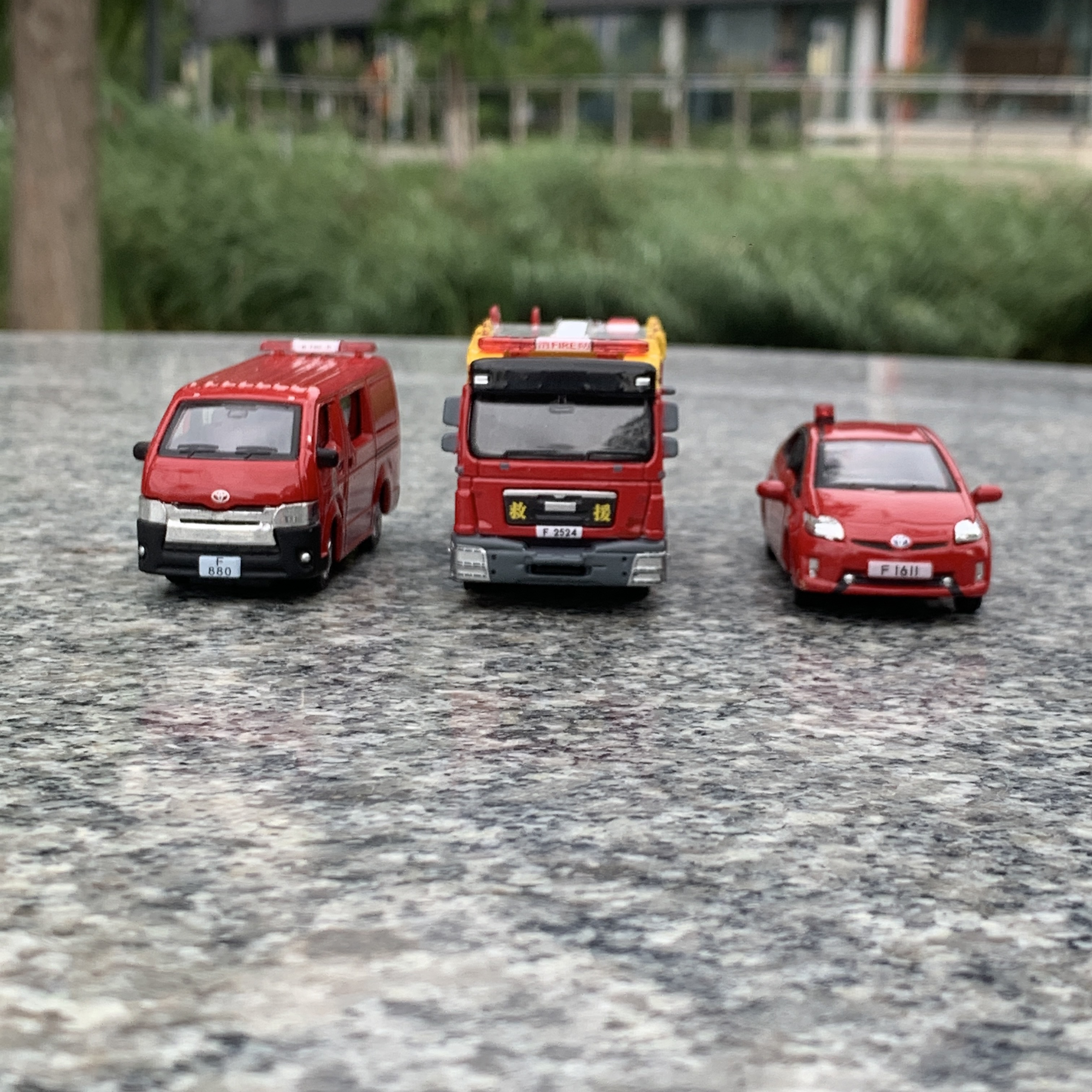 TINY微影 1:64 消防车 套装 香港 BS03 海狮 普锐斯 合金汽车模型 模玩/动漫/周边/娃圈三坑/桌游 火车/摩托/汽车模型 原图主图