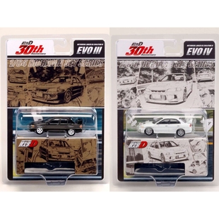 HobbyJapan 1/64 头文字D 30周年纪念版 合金汽车模型