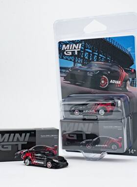 MINI GT 1:64 #1173 丰田Toyota GR86 LB ADVAN涂装 合金车模