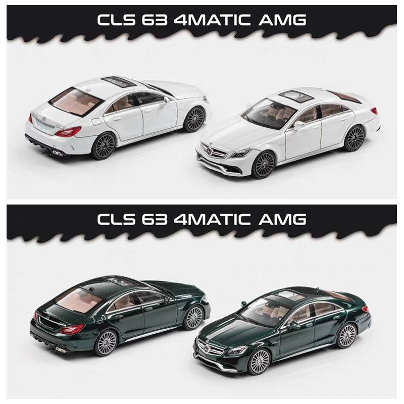 Mortal 1:64 奔驰CLS63 AMG 恶魔之眼 合金汽车模型 可开前盖成品图片