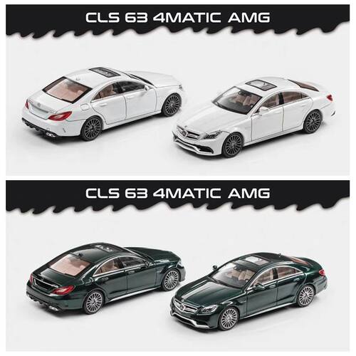 Mortal 1:64 奔驰CLS63 AMG 恶魔之眼 合金汽车模型 可开前盖成品