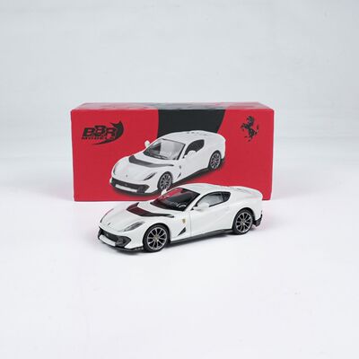 BBR车模1:64合金Ferrari 812 Competizione Bianco Avus 汽车模型
