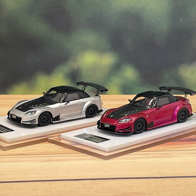 Onemodel 1:64 本田 S2000 JS RACING 赛道版 仿真汽车模型