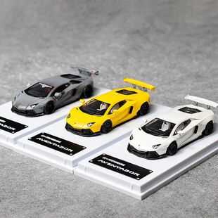 现货MJ 1:64 兰博基尼Aventador 埃文塔多 LP700-4 大牛 树脂模型