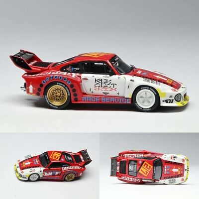 1:64 合金汽车模型 保时捷 Project935X 艺术车 Race Service定制