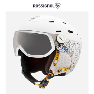 ROSSIGNOL金鸡女款滑雪头盔JCC联名雪盔保暖装备护具专业一体盔