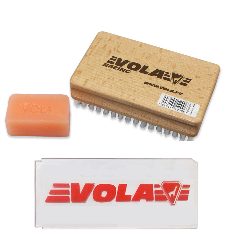 VOLA单板双板滑雪板打蜡上蜡维护保养套装雪蜡刮蜡刮板抛光尼龙刷