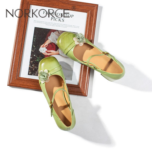 原创设计不撞款玛丽珍鞋小众设计