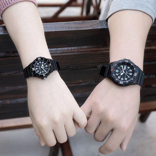 卡西欧一对防水时尚正品情侣手表