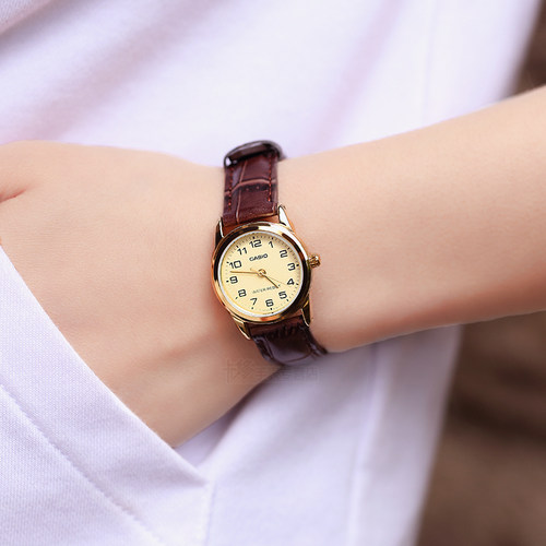 casio正品商务休闲风女款女表