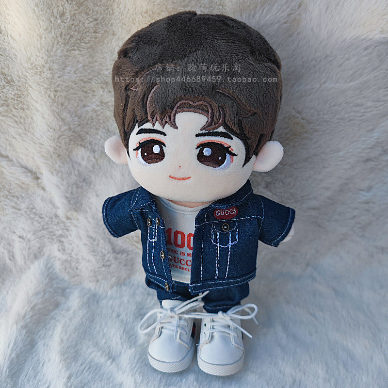 香港mirror吕爵安edan棉花娃娃卡通公仔q版玩偶20cm娃衣原创设计