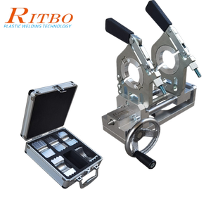 瑞泰博1便携式mini娃娃机pph热熔焊机Pvdf手动狭窄高空对接焊夹具