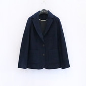 秋冬修身 外贸出口意大利单小西装 特价 显瘦免烫简约百搭毛呢短外套