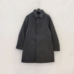 外贸出口日本货 秋冬90白鸭绒外套可脱卸内胆羽绒服风衣 男女同款