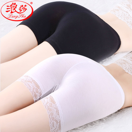 浪莎3条防走光安全裤女夏可外