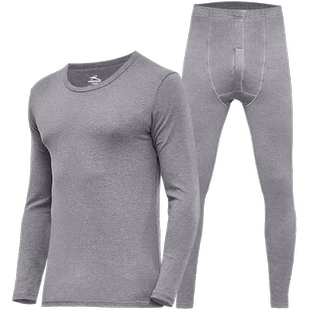 浪莎保暖内衣男加绒套装中厚莫代尔棉毛衫舒绒发热男修身秋衣秋裤