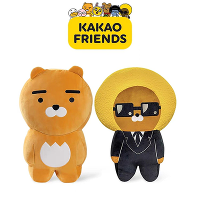 kakao按摩熊卡考玩偶女朋友生日礼物可爱毛绒棉公仔按摩枕发顺丰