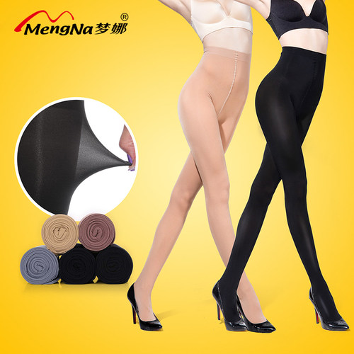 梦娜连裤袜款显瘦防加肥加大码