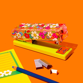 韩国wiggle半透明订书机办公家用订书器可爱简单款 办公用品