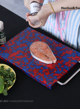 韩式塑料菜板耐用厨房切菜板方形防菌易清洗砧板简约大号切肉板