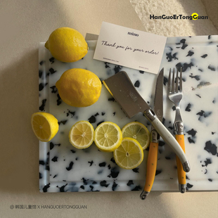 韩国EACH北欧风撞色菜板双面家用切菜抗菌易清洁塑料砧板案板厚实