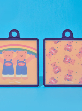 韩国姜妍同款菜板wiggle小熊菜板高颜值栈板家用切菜水果菜板