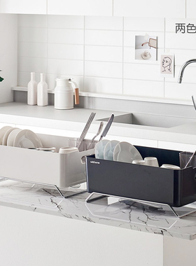 韩国洗碗池水槽沥水架洗菜盆沥水篮厨房塑料长方形多功能置物架