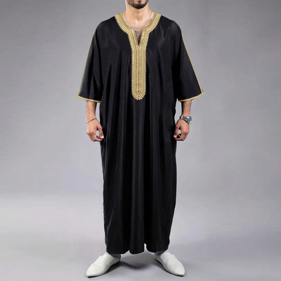 摩洛哥男士长款袍子长衫
