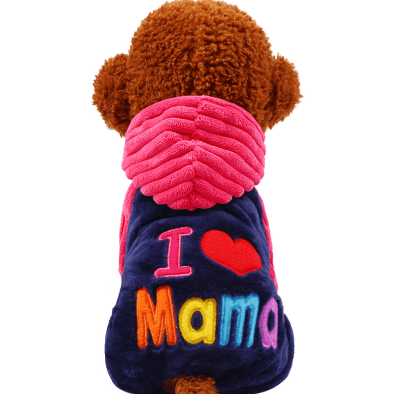 狗狗四脚秋冬天季装加绒博美幼犬