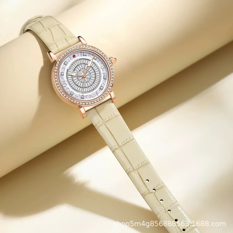 Crown kallie【浪漫音符】官方正品周年限定全自动女士腕表ck104