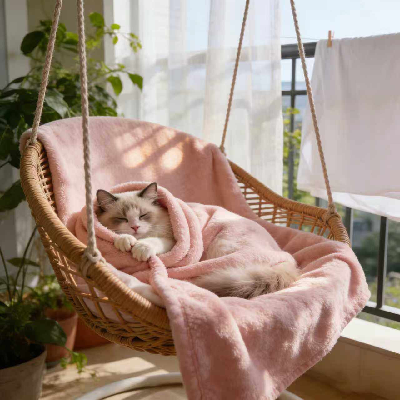 宠物毛绒睡垫冬季加厚保暖猫咪狗狗悬挂式吊床垫粉色宠物用品室内,汽车用品/电子/清洗/改装,宠物垫,淘宝优惠券,粉丝福利购,淘宝优惠卷