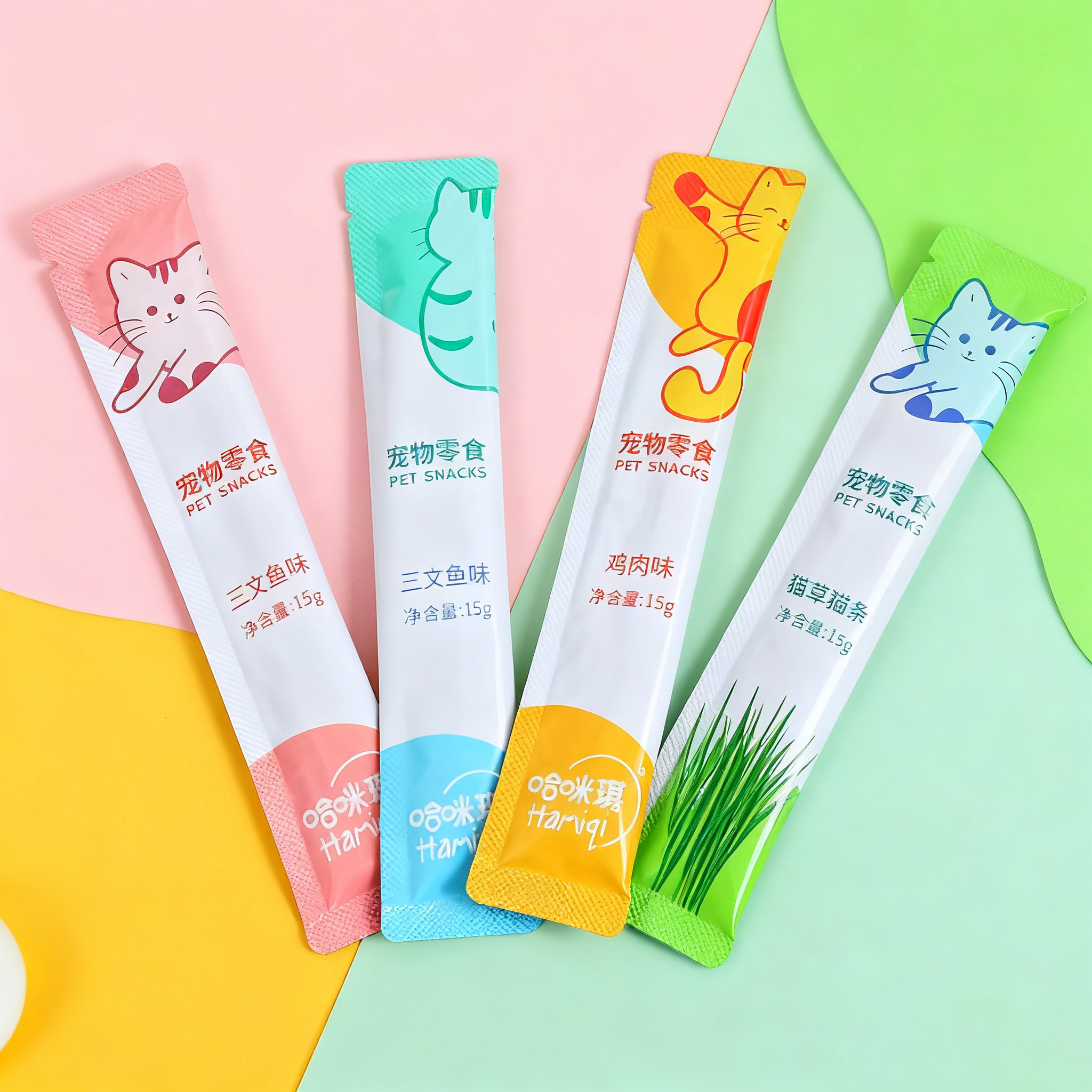 宠物零食袋装猫条三文鱼鸡肉猫草全阶段15g可爱多口味猫宠物用品,宠物/宠物食品及用品,猫零食罐,淘宝优惠券,粉丝福利购,淘宝优惠卷