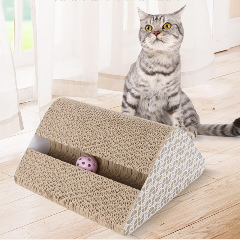 猫抓板大号猫爪板猫咪用品磨爪器猫沙发瓦楞纸猫玩具包邮送猫薄荷