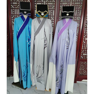 新款戏剧戏曲舞台绣花斜领越剧何文秀小生衣歌仔戏黄梅戏服装