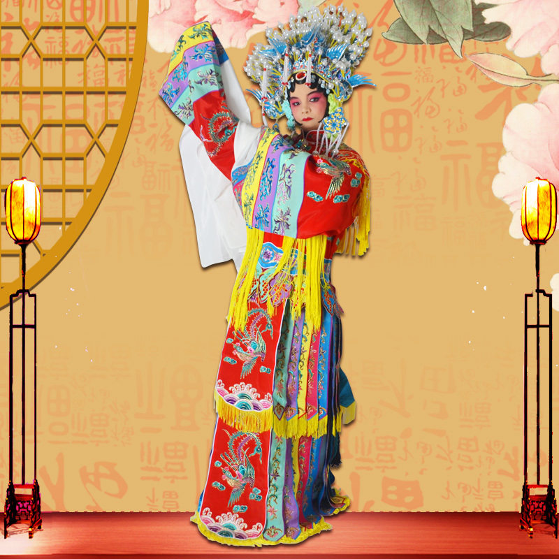 促销促销京剧戏剧戏曲状元媒公主贵妃娘娘彩色宫装飘带服装