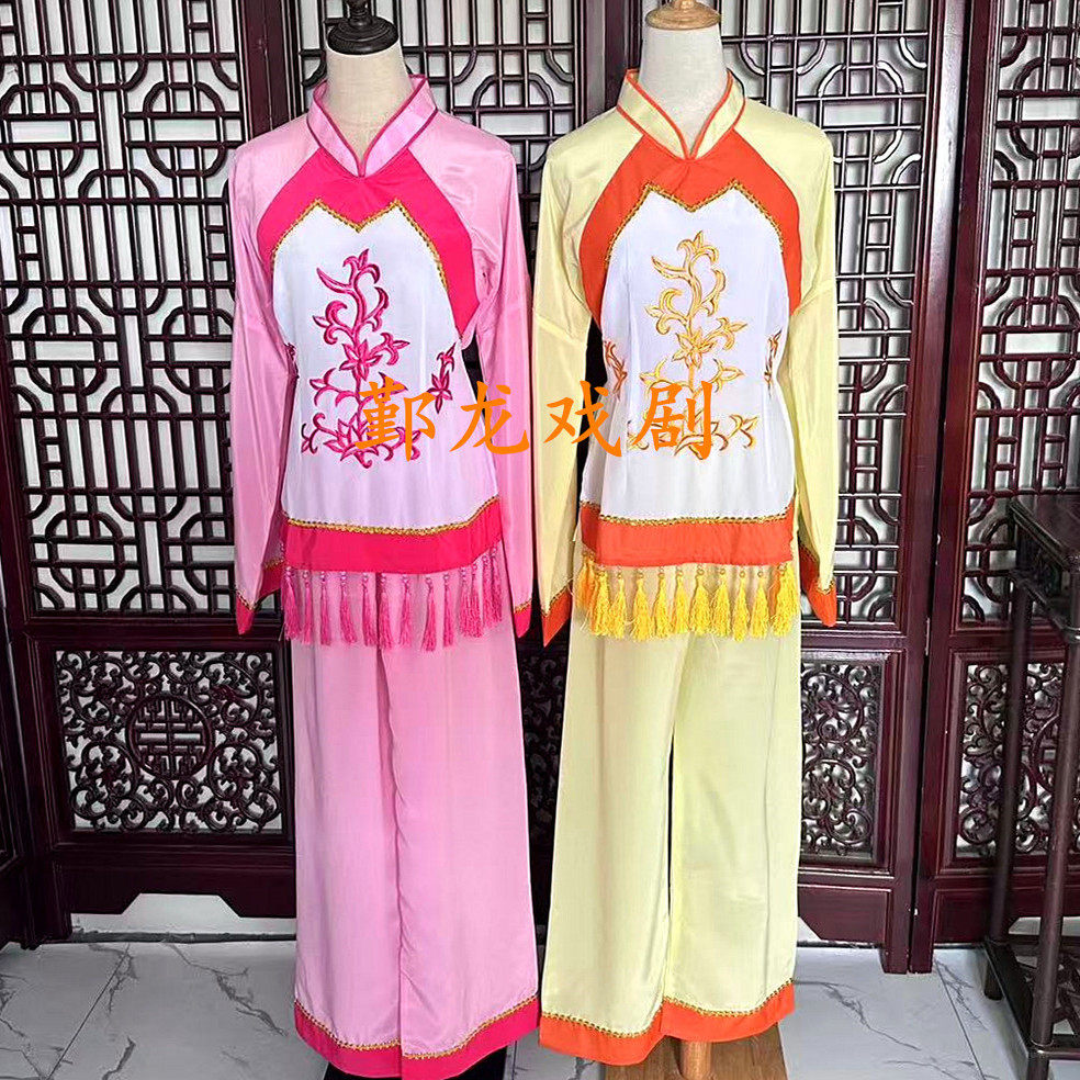 越剧花旦戏服新款黄梅戏服小旦村姑渔家女海囡海明珠九斤姑娘戏服
