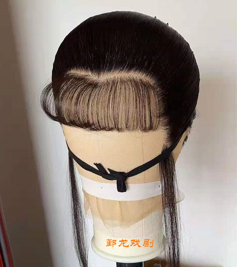 戏剧新款影视用品民国中年妇女祥林嫂仿真发高仿头套真发刘海