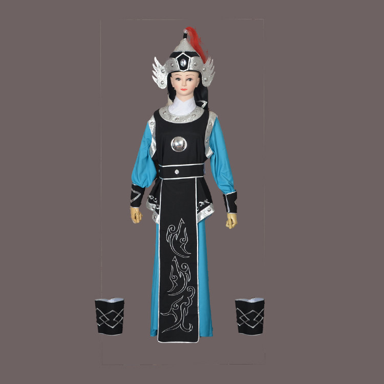 戏剧京剧戏曲服装舞台演出表演服装戏装2021新款女兵服裙子款