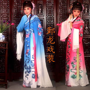 新品越剧黄梅戏小旦七仙女演出服上越版花旦公主娘娘祥云水袖服装