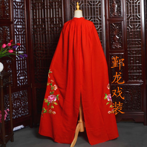 戏曲越剧小姐绣花披风斗篷新品