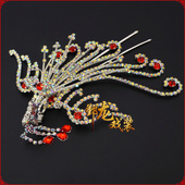 戏剧戏曲京剧越剧黄梅戏闽剧丫鬟水钻卧凤红娘偏凤水钻大偏凤