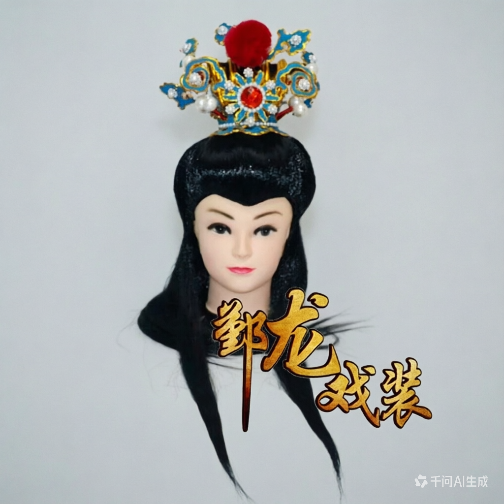 新款新工艺戏曲戏剧京剧越剧书生小生头套宝玉公子头套软小生头套