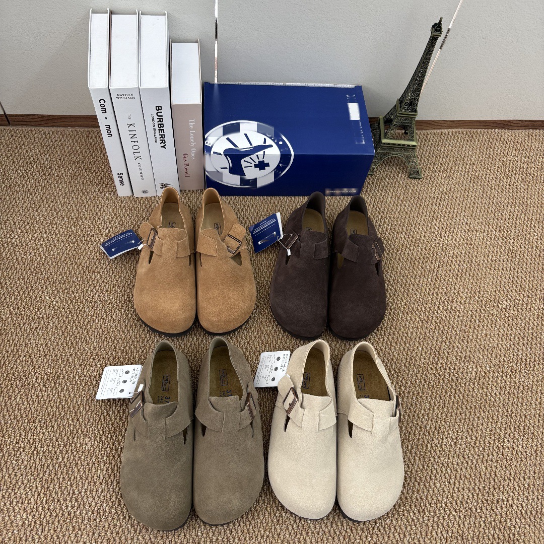 勃肯鞋防滑加厚软木底一脚蹬