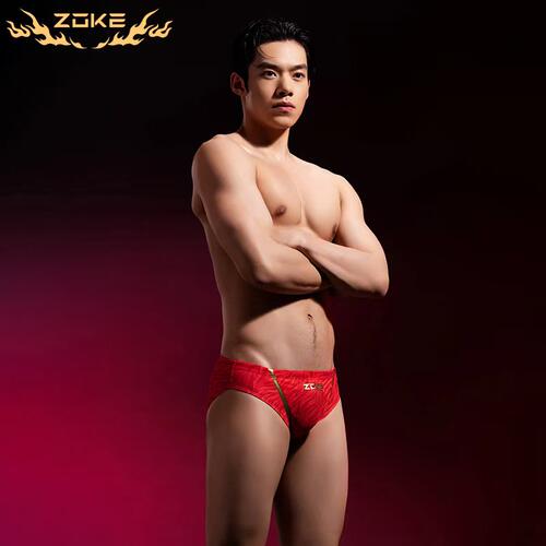 ZOKE洲克男士青少年三角泳裤训练