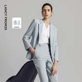 新款 平驳领轻商务西装 外套职业通勤高端西服 朗姿2025年夏季 西裤